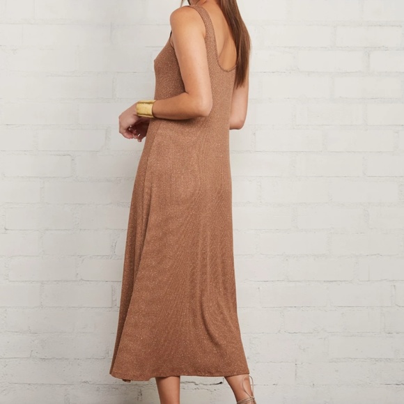 Rachel Pally METALLIC RIB FIONA DRESS - Gold - Picture 3 of 7
